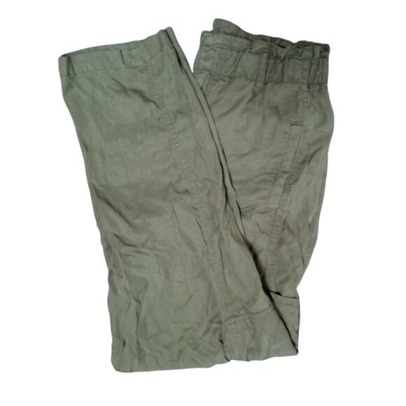 Sanctuary Womens Size Large Cargo Pants Olive Green Pull On High Rise Pockets - Picture 3 of 8
